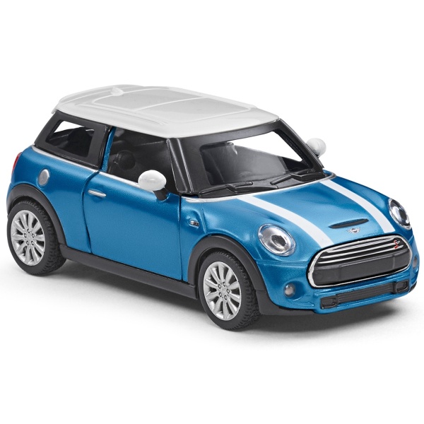 Macheta Oe Mini Cooper S Pullback F56 1:36 Albastru 80442447939